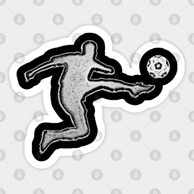 Soccer Glow Kick Sticker by Moses77